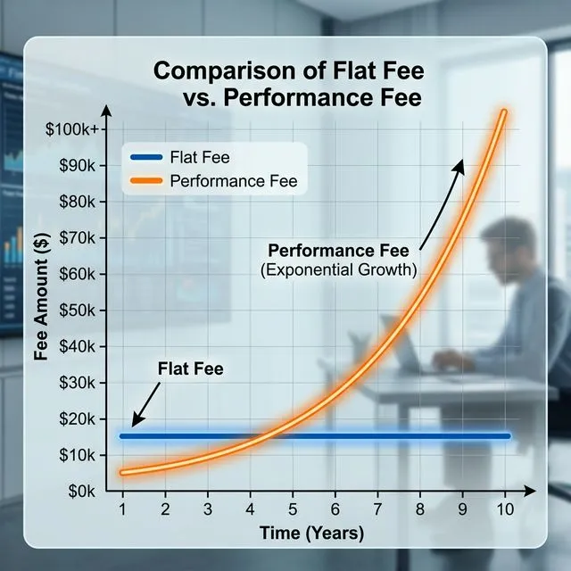 performance pricing vs flat fee
