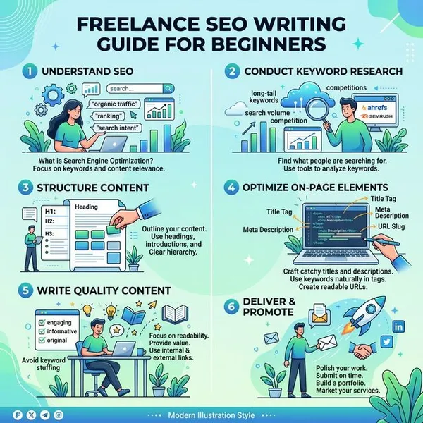 7 Steps to Start Freelance SEO Writing & Make Money in 2026