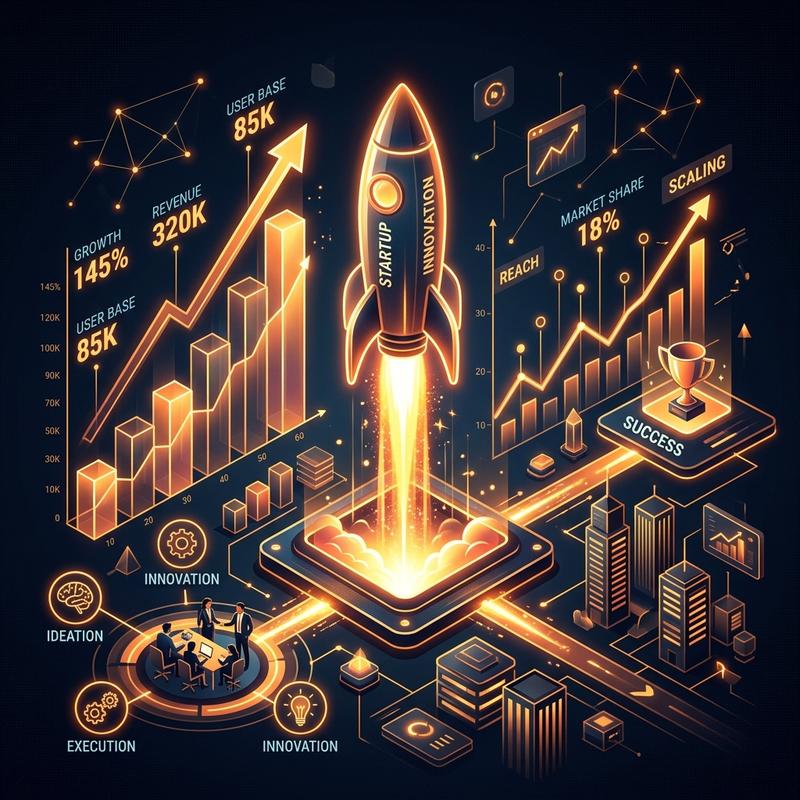 Startups overview graphic